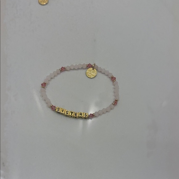 Elegant Gold and Pink Sisters Bracelet - Picture 1 of 1